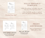 Minimalist Baby Shower Advice and Predictions Card | Gender Neutral Baby Shower Game
