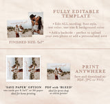 Married and Bright Christmas Card | Minimalist Christmas Photo Card