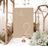 Modern Beige Wedding Bundle Template | Editable Minimalist Wedding Templates