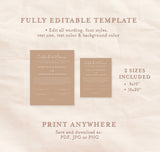 Certificate of Marriage Template | Minimalist Wedding Certificate