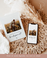 Will You Be My Bridesmaid | Bridesmaid Photo Card