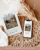 Will You Be My Bridesmaid | Bridesmaid Photo Card