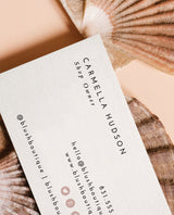 Boho Small Business Card | Dusty Rose Boutique Business Card Template