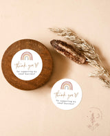 Small Business Thank You Sticker | Boho Business Package Sticker