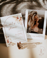 Bohemian Bridal Shower Invitation | Minimalist Bridal Shower Invite