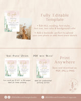Fiesta Baby Shower Editable Invitation Template | Southwestern Shower