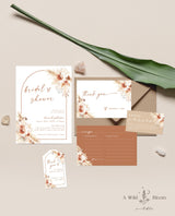 Bohemian Bridal Shower Invite | Minimalist Bridal Shower Bundle