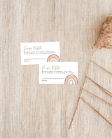 Diaper Raffle Card Template | Gender Neutral Diaper Raffle Ticket