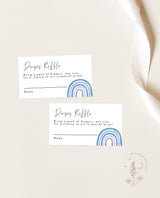 Diaper Raffle Card Template | Gender Neutral Diaper Raffle Ticket