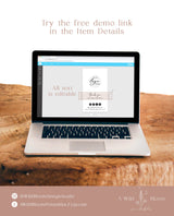 Boho Small Business Hang Tag | Boutique Clothing Tag Template