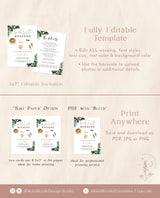 Tropical Bachelorette Party Invitation | Tropical Bachelorette Itinerary