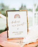 Rainbow Baby Shower Custom Sign | Gender Neutral Baby Shower Sign
