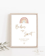 Babies Are Sweet Shower Sign | Rainbow Baby Shower Sign