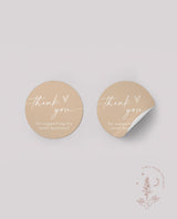 Small Business Thank You Sticker | Boho Business Package Sticker