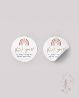 Small Business Thank You Sticker | Boho Business Package Sticker