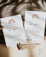 Rainbow Baby Shower Invitation | Gender Neutral Shower Invite