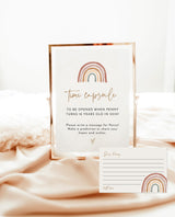 Rainbow Time Capsule Sign | Rainbow Baby Shower
