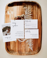 Minimalist Wedding Bundle Template | Editable Minimalist Wedding Templates