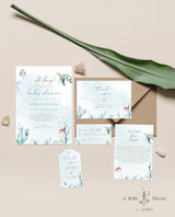 Ocean Baby Shower Invitation | Boy Baby Shower Bundle