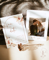 Bohemian Wedding Bundle Template | Boho Arched Wedding Templates