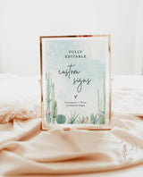 Fiesta Baby Shower Signage | Boy Baby Shower Signs