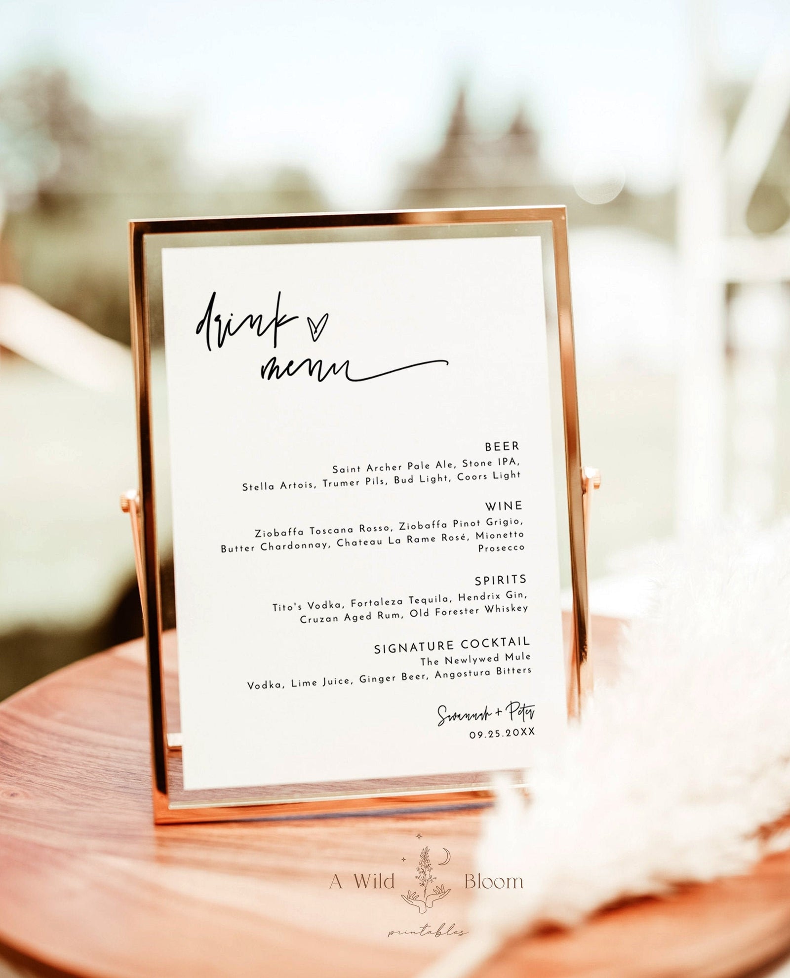 Modern Minimalist Wedding Bar Menu Template | Minimalist Bar Menu Sign – Wild Bloom Design Studio modern-minimalist-wedding-bar-menu-template-minimalist-bar-menu-sign-wild-bloom-design-studio