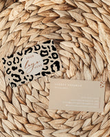 Leopard Print Small Business Card | Boutique Business Card Template