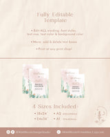 Fiesta Bridal Shower Welcome Sign | Desert Bridal Shower Welcome Poster