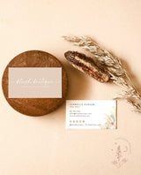 Modern Small Business Card Template | Boutique Business Card Template