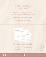 Modern Minimalist Bar Menu Sign | Minimalist Bar Menu Template