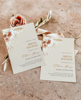 Bohemian Bridal Shower Invitation | Minimalist Bridal Shower Invite