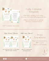 Desert Bachelorette Party Invite | Palm Springs Invite