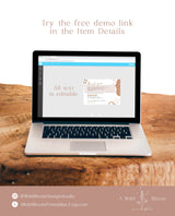 Terracotta Small Business Thank You Card | Boutique Thank You Template