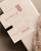 Modern Small Business Card Template | Boutique Business Card Template