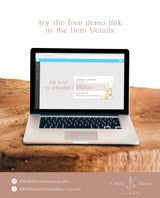 Modern Small Business Card Template | Boutique Business Card Template