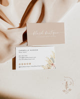 Modern Small Business Card Template | Boutique Business Card Template
