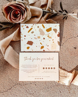 Terracotta Small Business Thank You Card | Boutique Thank You Template