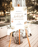 Bachelorette Welcome Sign | Tropical Bachelorette Party