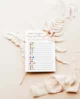 Boho Baby Shower Game Bundle | Pampas Grass Baby Shower