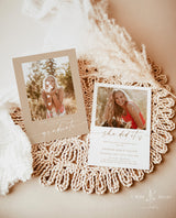Graduation Party Invitation Template | Minimalist Graduation Announcement