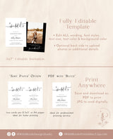 Graduation Party Invitation Template | Minimalist Graduation Announcement