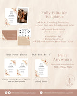 Pampas Grass Wedding Invitation Suite | Minimalist Wedding Invite