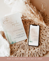 Palm Springs Bachelorette Party Invite | Mexico Bachelorette Party Invite
