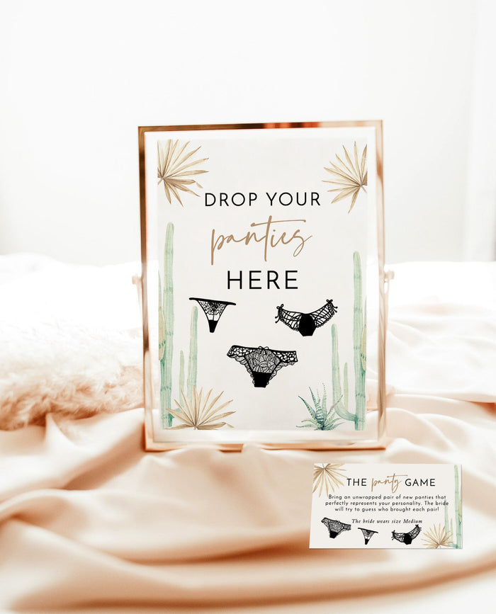 Drop Your Panties Bachelorette Party Game | Palm Springs Bachelorette