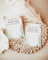 Bachelorette Memory Game | Desert Bachelorette Game