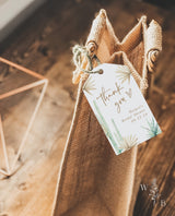 Desert Thank You Tags | Palm Springs Bachelorette Favor Tags