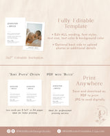 Modern Wedding Invitation | Minimalist Wedding Invite