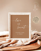 Terracotta Wedding Signage | Custom Sign Template