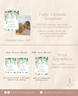 Bridal Shower Invitation | Greenery Bridal Shower Invite