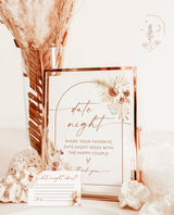 Bridal Shower Date Night Ideas | Date Night Ideas Sign